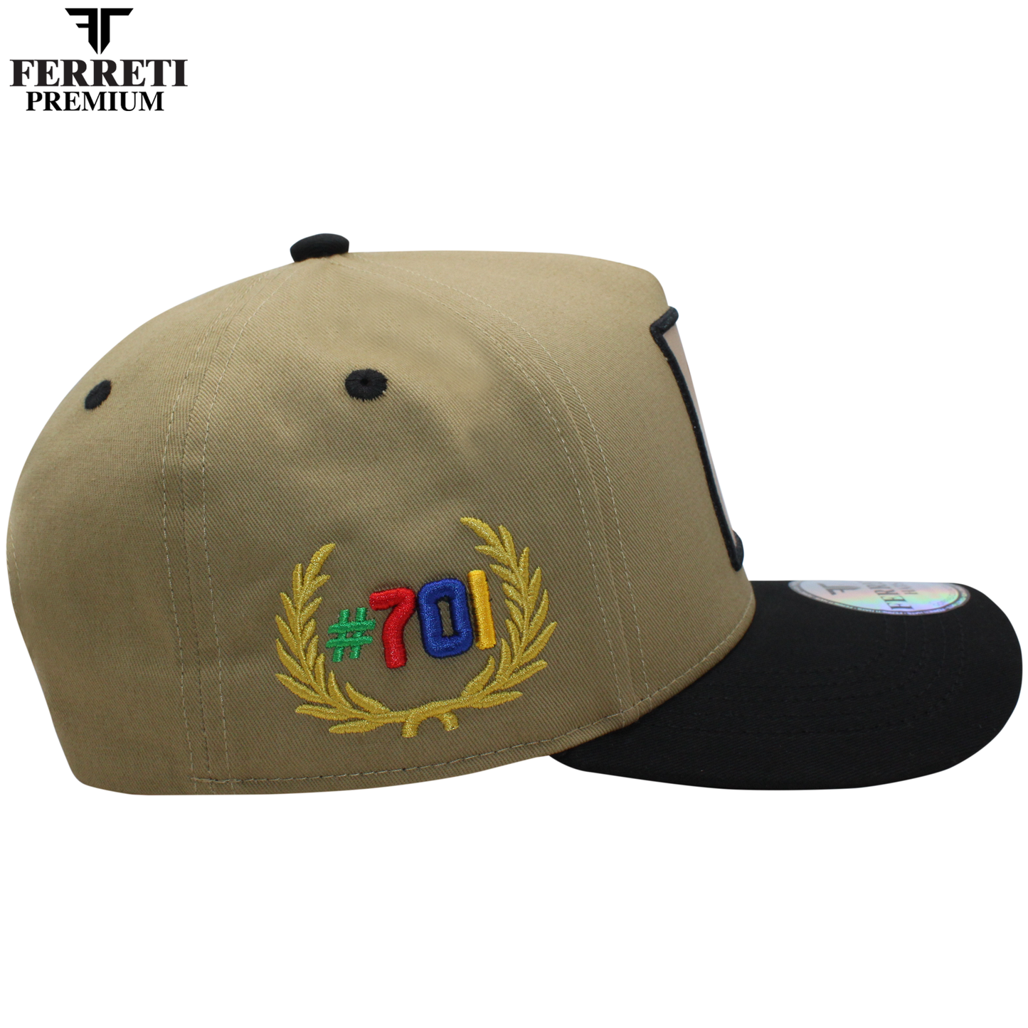 FERRETI HATS PREMIUM FT15 Khaky Baseball Cap For Men