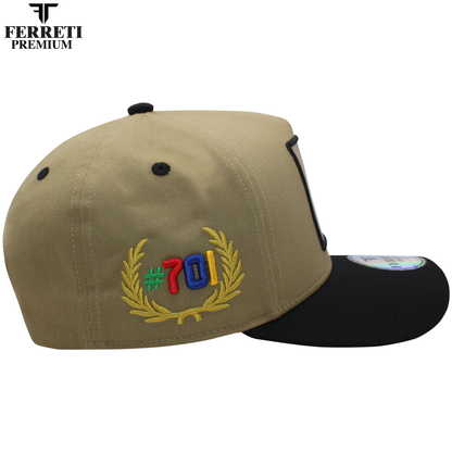 FERRETI HATS PREMIUM FT15 Khaky Baseball Cap For Men