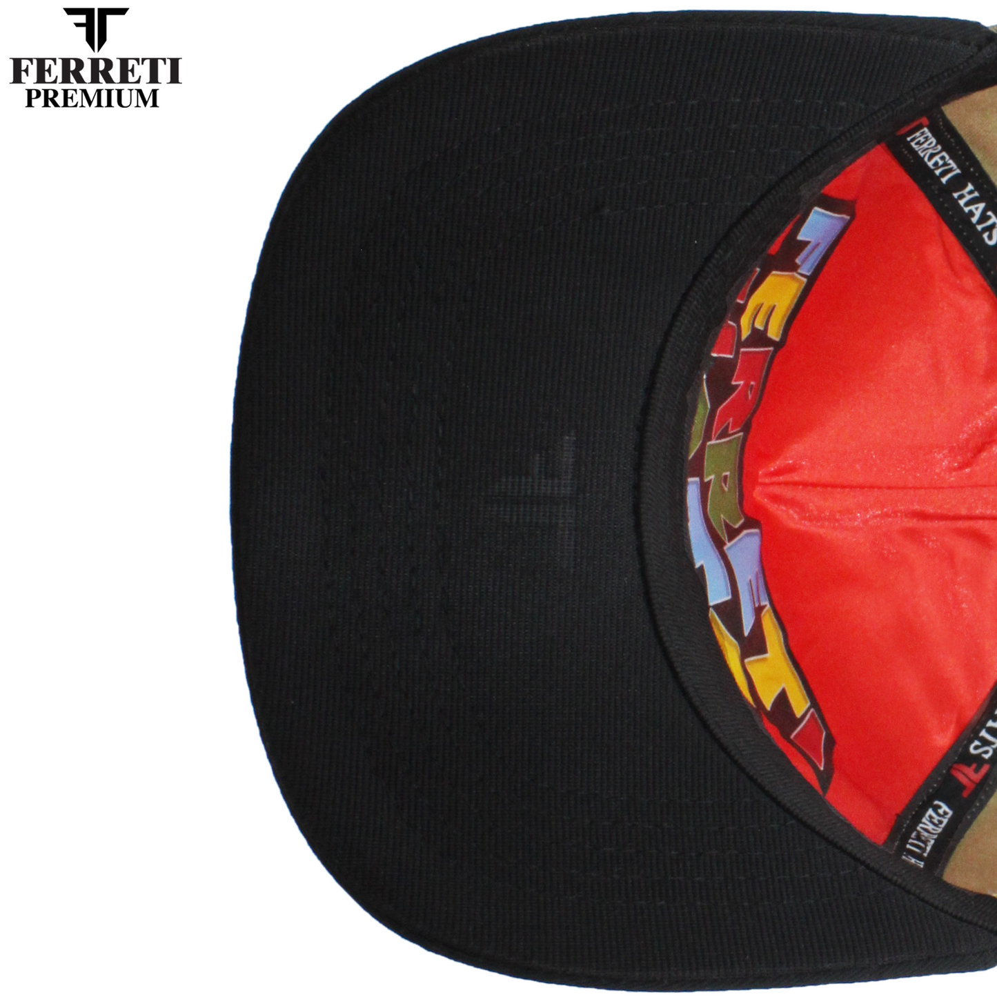 FERRETI HATS PREMIUM FT15 Khaky Baseball Cap For Men