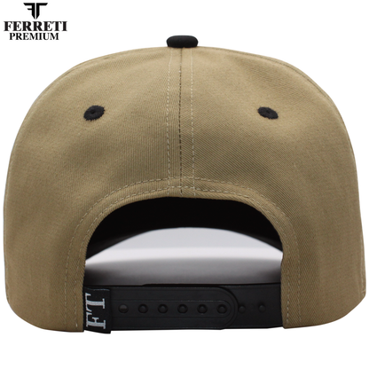 FERRETI HATS PREMIUM FT15 Khaky Baseball Cap For Men