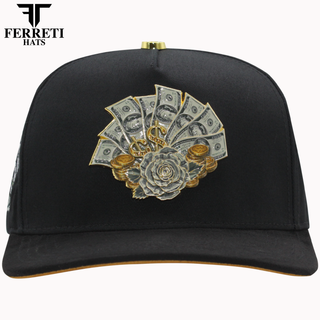 FERRETI HATS PREMIUM FT160 Ramo de Billetes Baseball Cap For Men