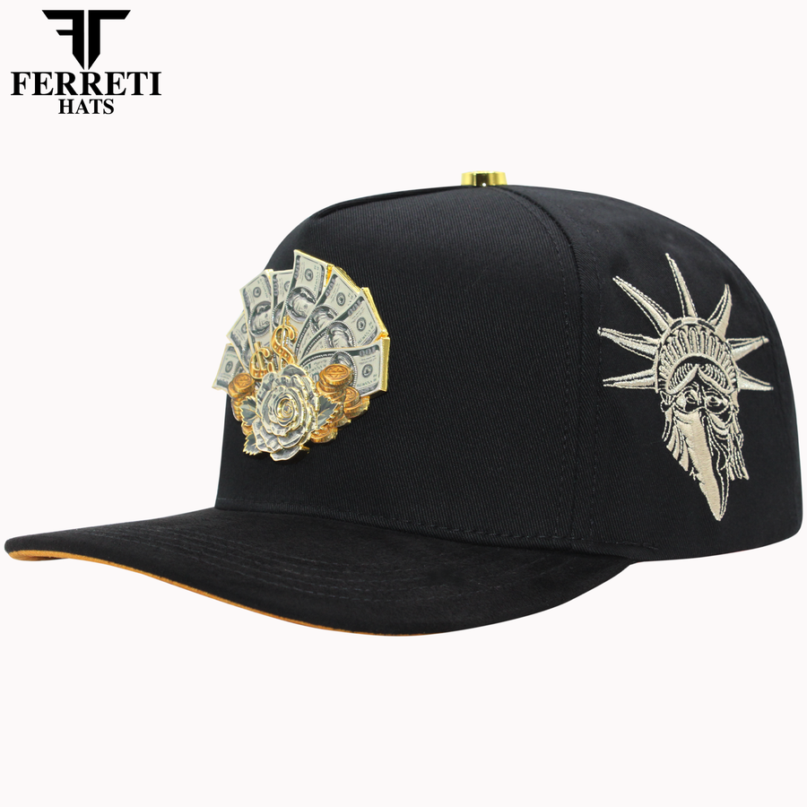 FERRETI HATS PREMIUM FT160 Ramo de Billetes Baseball Cap For Men