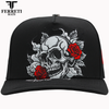 FERRETI HATS PREMIUM FT161 Skull & Rose Baseball Cap For Men