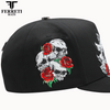FERRETI HATS PREMIUM FT161 Skull & Rose Baseball Cap For Men