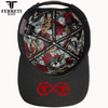 FERRETI HATS PREMIUM FT161 Skull & Rose Baseball Cap For Men