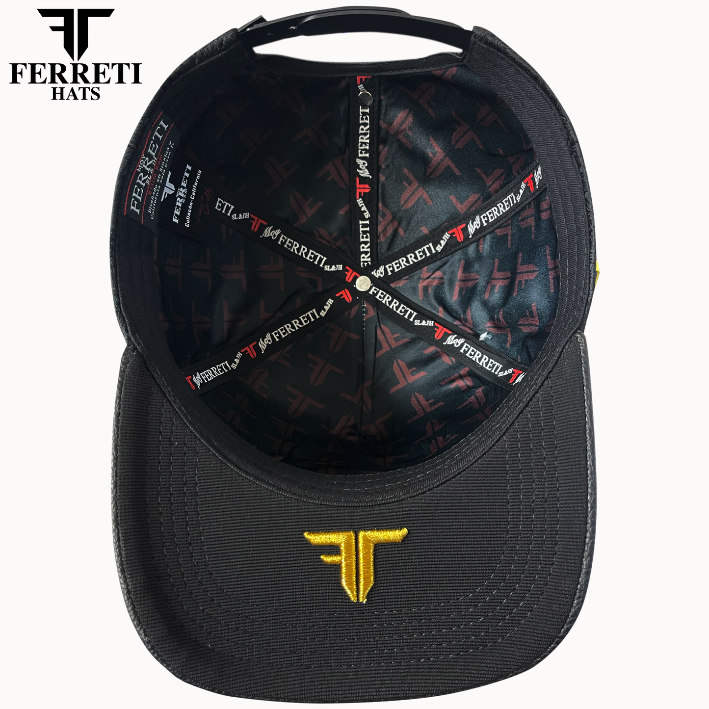 FERRETI HATS PREMIUM FT163 Escudo Mexico Baseball Cap For Men