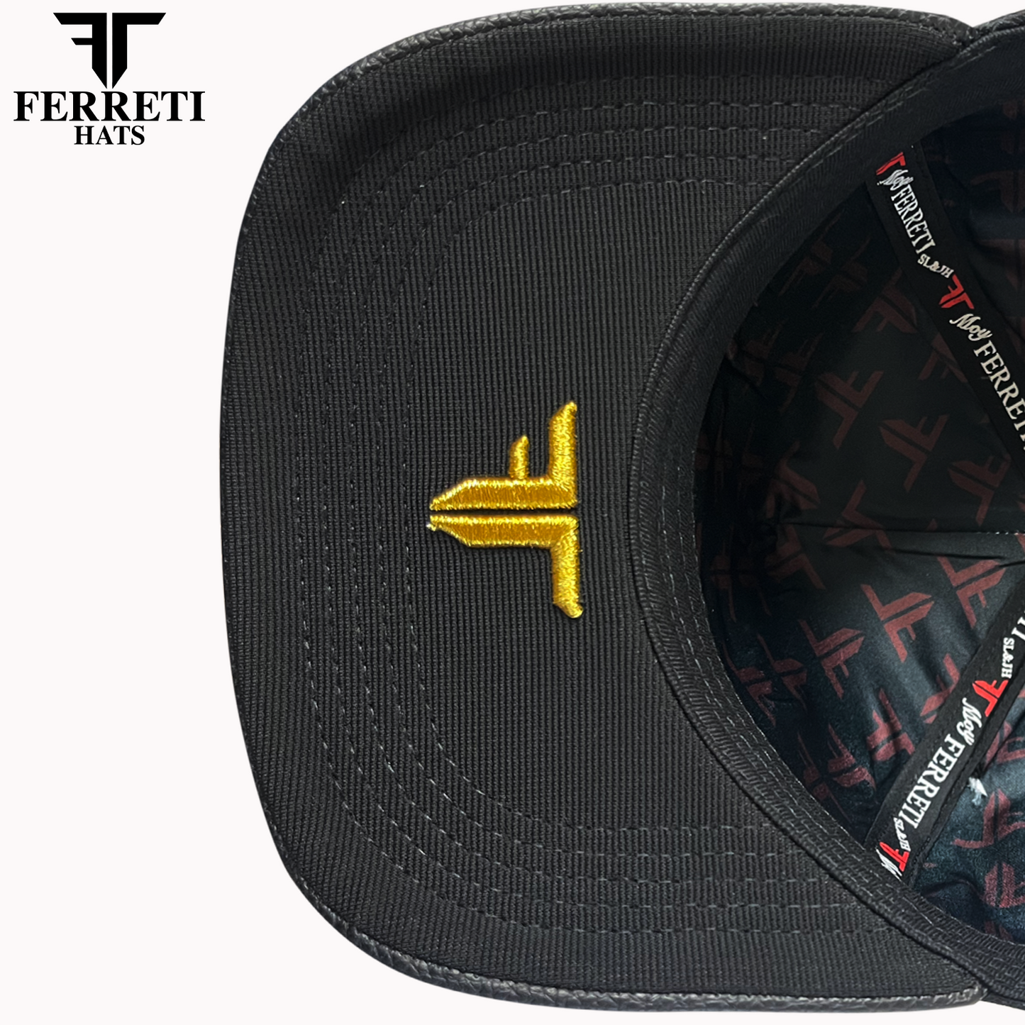 FERRETI HATS PREMIUM FT163 Escudo Mexico Baseball Cap For Men
