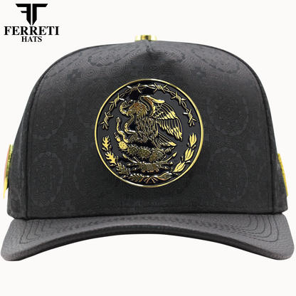 FERRETI HATS PREMIUM FT163 Escudo Mexico Baseball Cap For Men