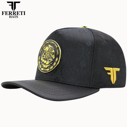 FERRETI HATS PREMIUM FT163 Escudo Mexico Baseball Cap For Men