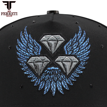 FERRETI HATS PREMIUM FT165 Diamantes Baseball Hats For Men