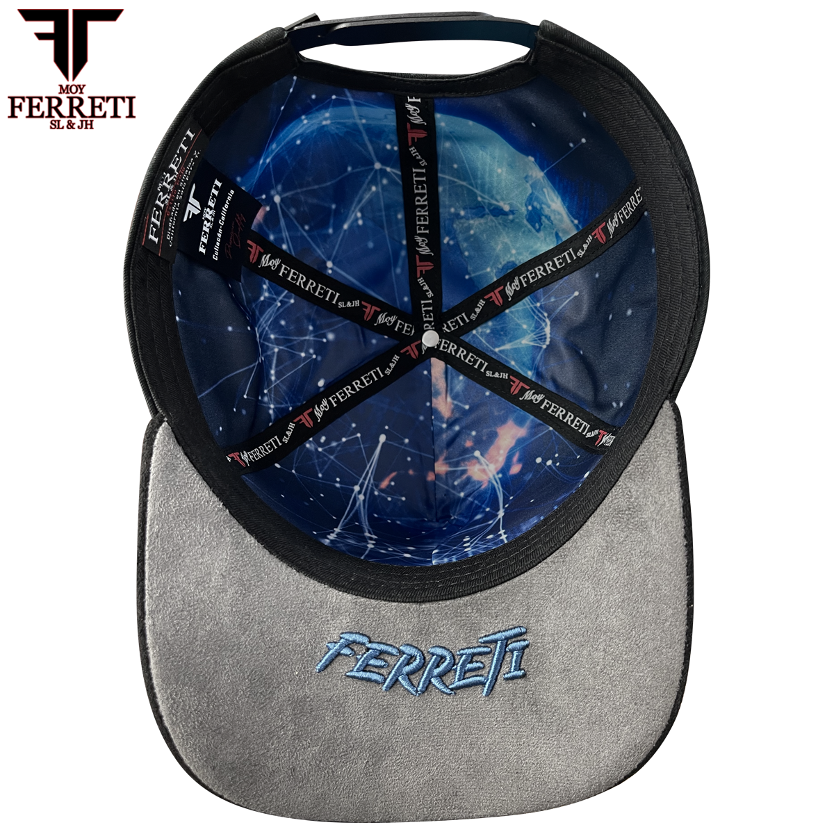 FERRETI HATS PREMIUM FT165 Diamantes Baseball Hats For Men