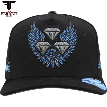 FERRETI HATS PREMIUM FT165 Diamantes Baseball Hats For Men