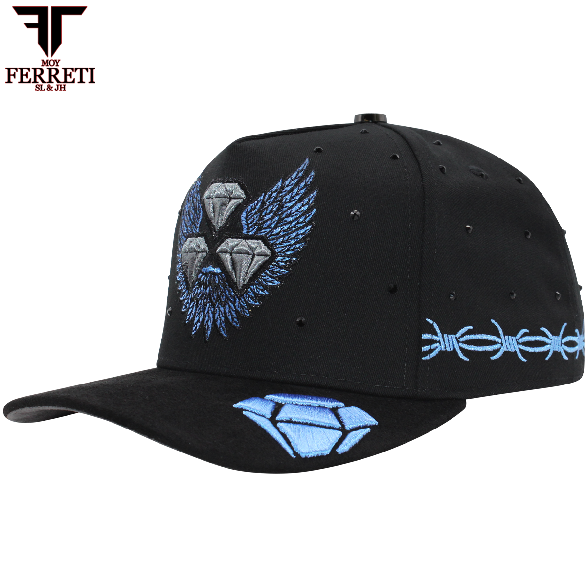FERRETI HATS PREMIUM FT165 Diamantes Baseball Hats For Men