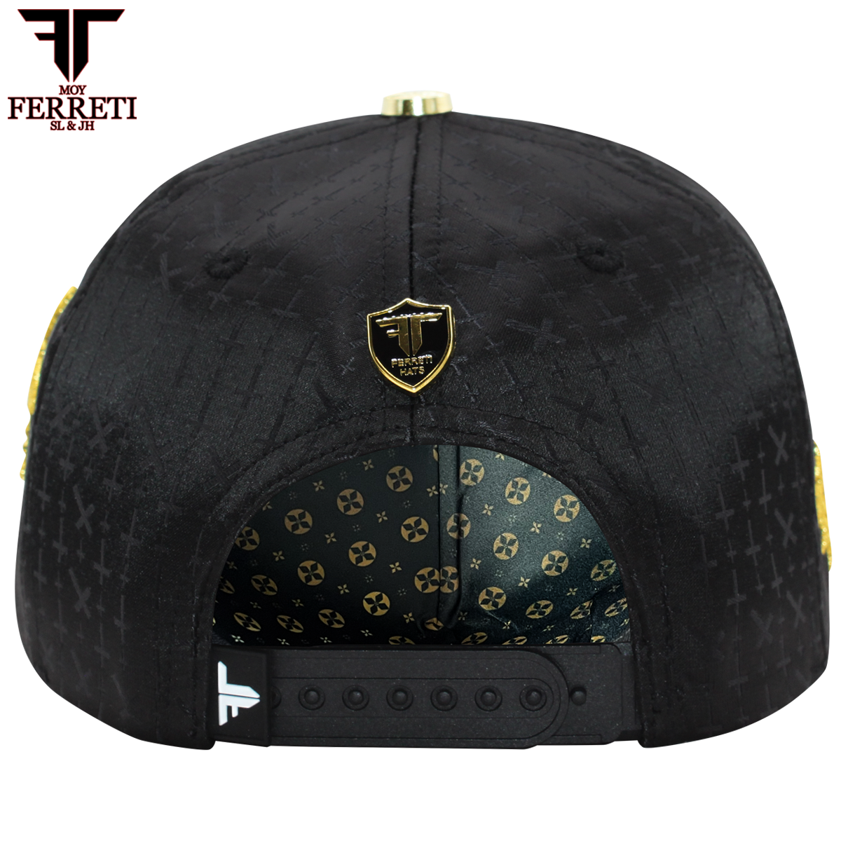 FERRETI HATS PREMIUM FT166 Cross Baseball Cap For Men