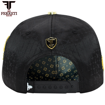 FERRETI HATS PREMIUM FT166 Cross Baseball Cap For Men