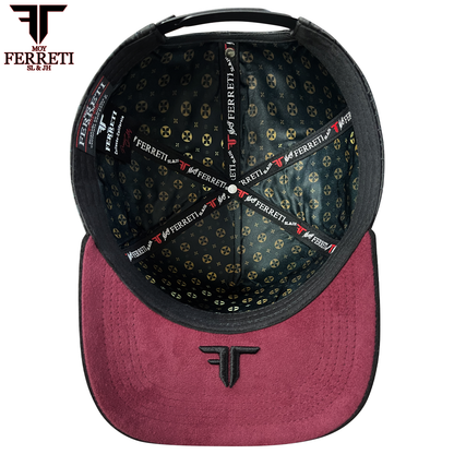 FERRETI HATS PREMIUM FT166 Cross Baseball Cap For Men