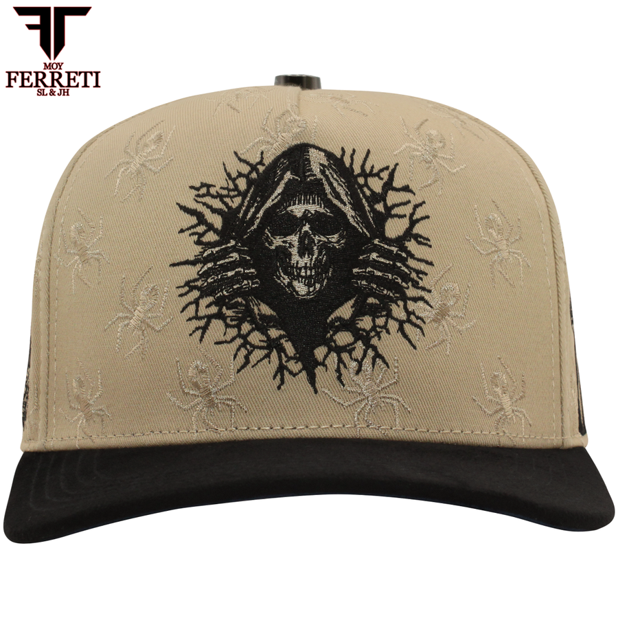 FERRETI HATS PREMIUM FT169 The Skull Baseball Cap For Men