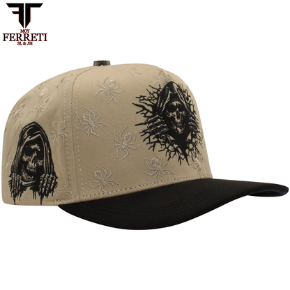 FERRETI HATS PREMIUM FT169 The Skull Baseball Cap For Men