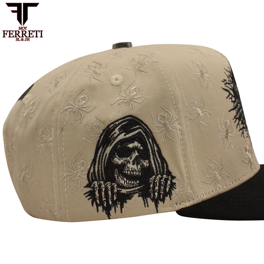 FERRETI HATS PREMIUM FT169 The Skull Baseball Cap For Men