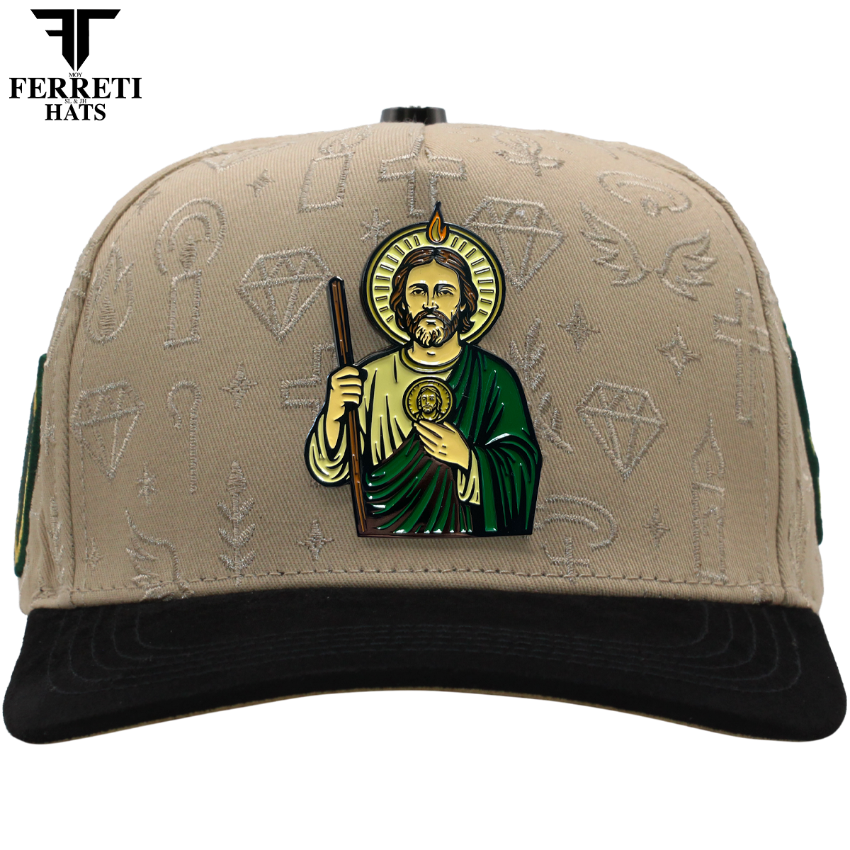 FERRETI HATS PREMIUM FT172 San Judas Baseball Cap For Men