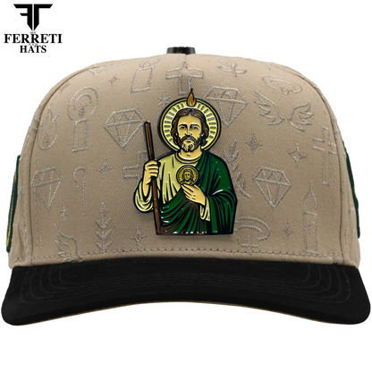 FERRETI HATS PREMIUM FT172 San Judas Baseball Cap For Men