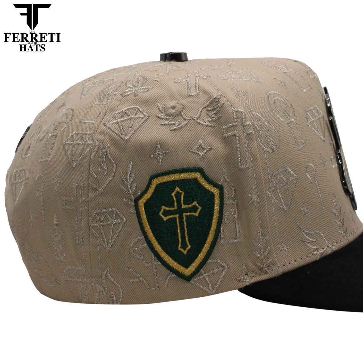 FERRETI HATS PREMIUM FT172 San Judas Baseball Cap For Men