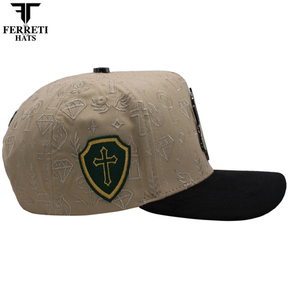 FERRETI HATS PREMIUM FT172 San Judas Baseball Cap For Men