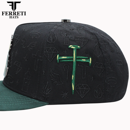FERRETI HATS PREMIUM FT172 San Judas Tadeo Baseball Cap For Men