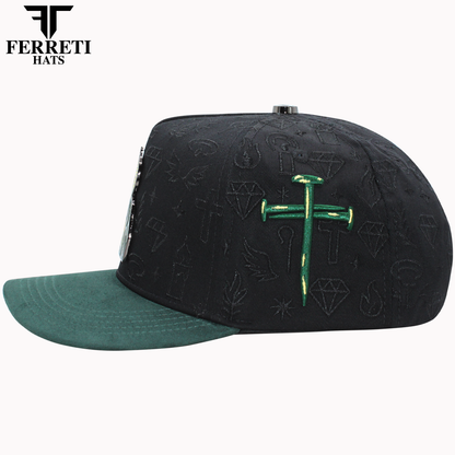 FERRETI HATS PREMIUM FT172 San Judas Tadeo Baseball Cap For Men