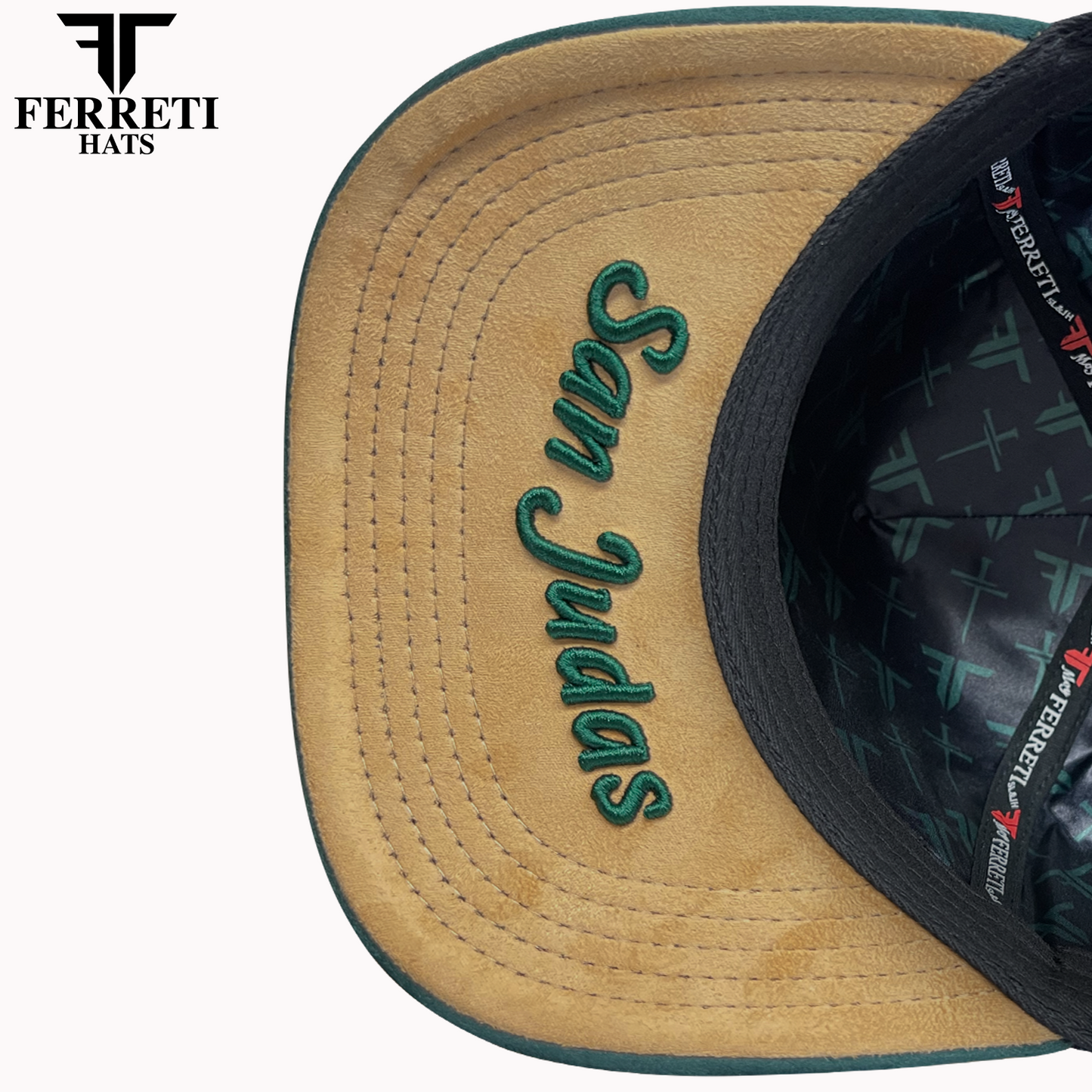 FERRETI HATS PREMIUM FT172 San Judas Tadeo Baseball Cap For Men