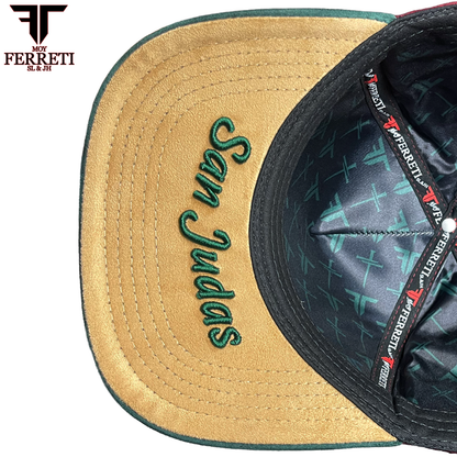 FERRETI HATS PREMIUM FT172 San Judas Tadeo Baseball Cap For Men