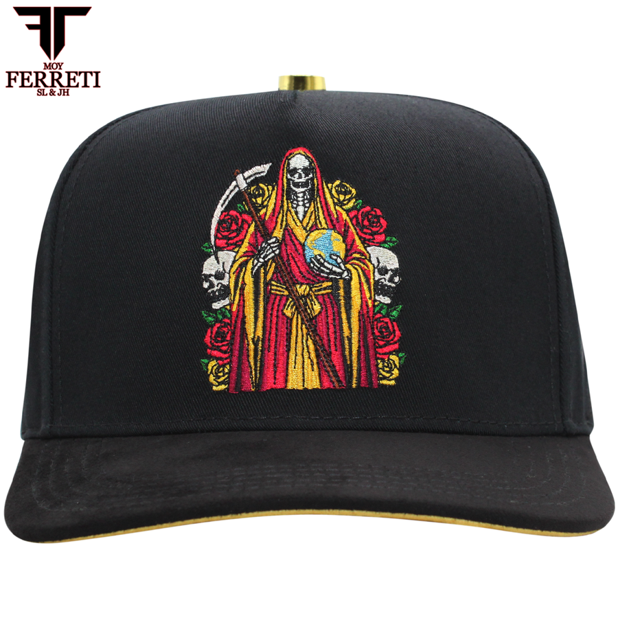 FERRETI HATS PREMIUM FT174 La Muerte  Baseball Cap For Men