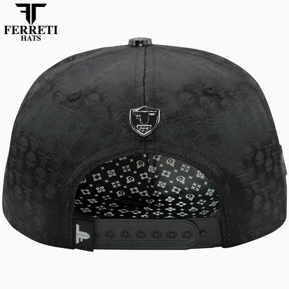 FERRETI HATS PREMIUM FT175 La Muerte Baseball Cap For Men