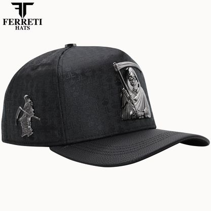FERRETI HATS PREMIUM FT175 La Muerte Baseball Cap For Men