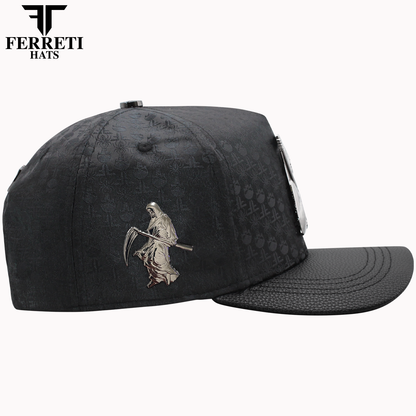 FERRETI HATS PREMIUM FT175 La Muerte Baseball Cap For Men