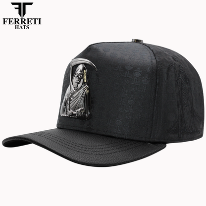 FERRETI HATS PREMIUM FT175 La Muerte Baseball Cap For Men