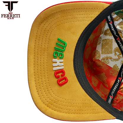 FERRETI HATS PREMIUM FT176 Mexico Green Baseball Cap For Men