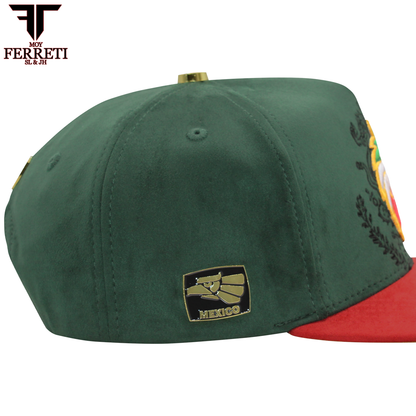 FERRETI HATS PREMIUM FT176 Mexico Green Baseball Cap For Men