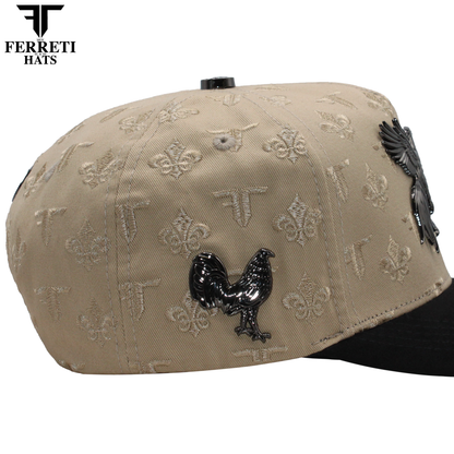 FERRETI HATS PREMIUM FT180 Roosters Baseball Cap For Men