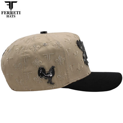 FERRETI HATS PREMIUM FT180 Roosters Baseball Cap For Men