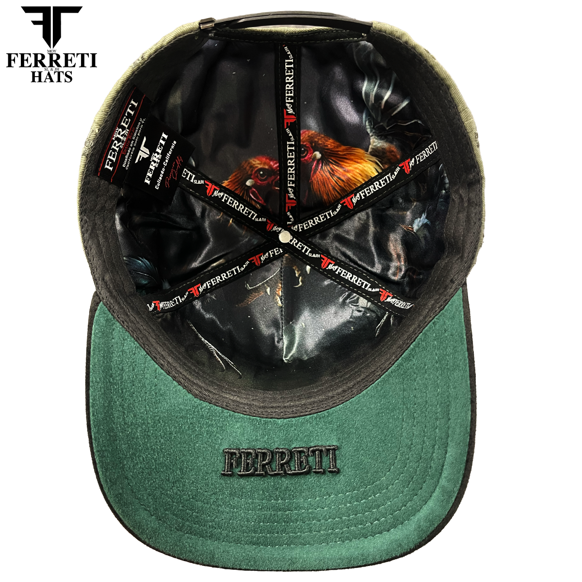FERRETI HATS PREMIUM FT180 Gallos Baseball Cap For Men