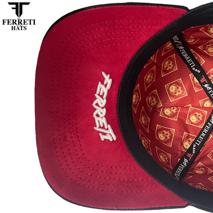 FERRETI HATS PREMIUM FT188 Skull and Rose