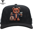FERRETI HATS PREMIUM FT190 Bad Bear Baseball Cap For Men