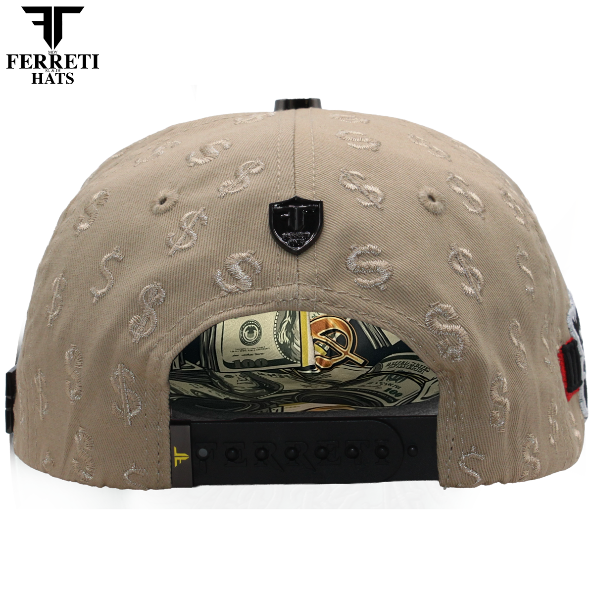 FERRETI HATS PREMIUM FT190 Bad Bear Baseball Cap For Men