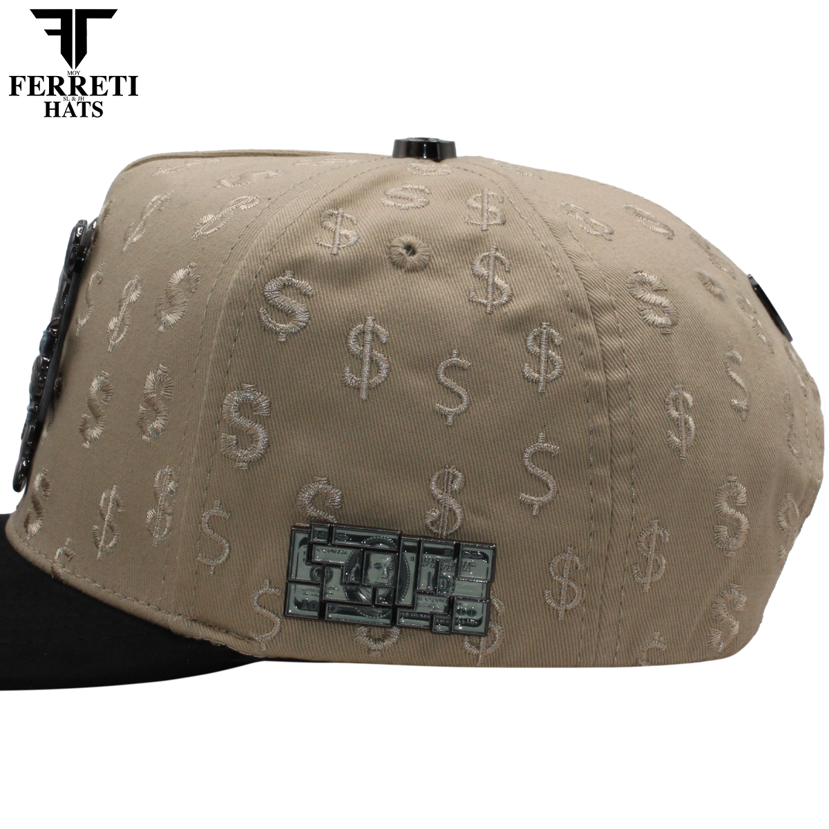 FERRETI HATS PREMIUM FT190 Bad Bear Baseball Cap For Men