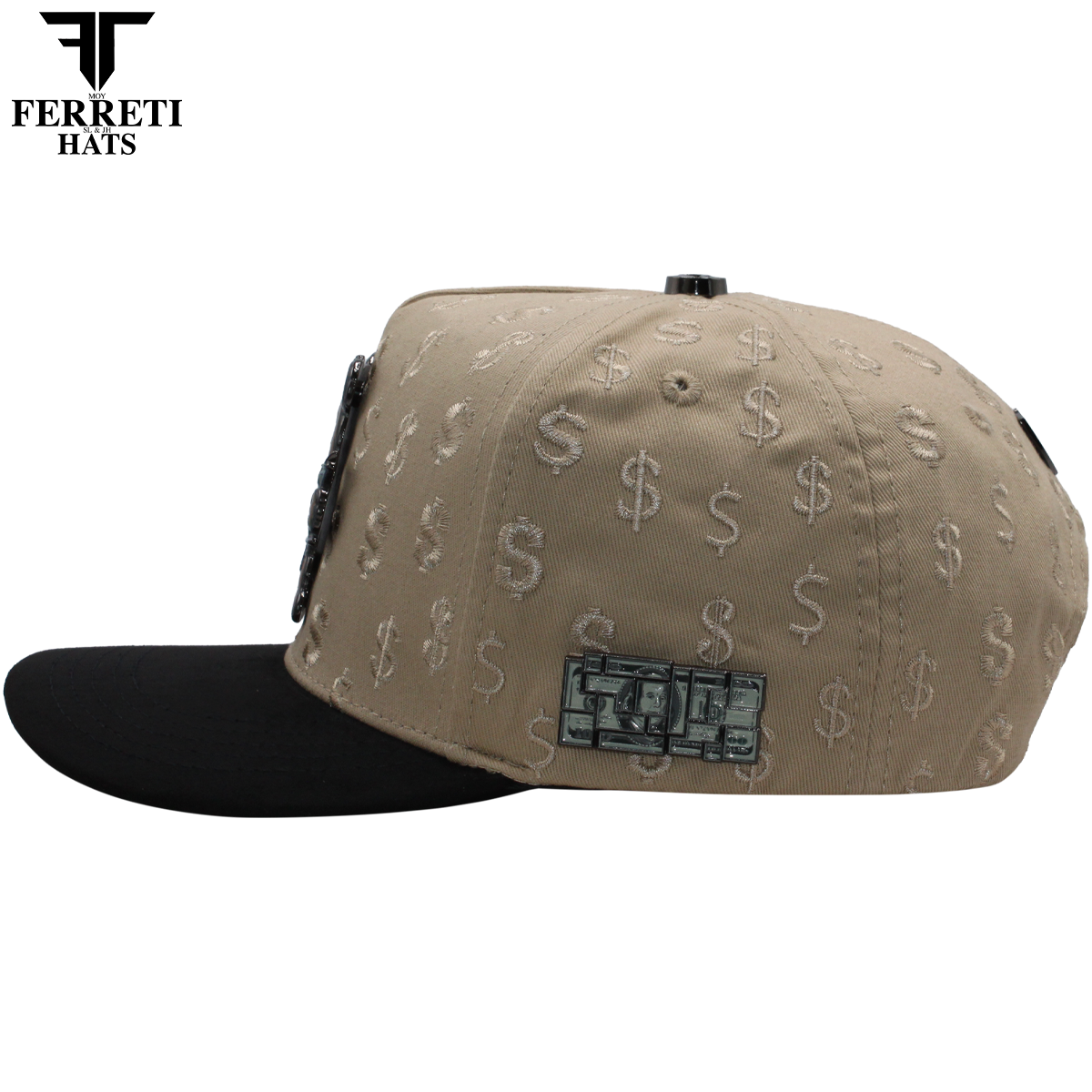 FERRETI HATS PREMIUM FT190 Bad Bear Baseball Cap For Men