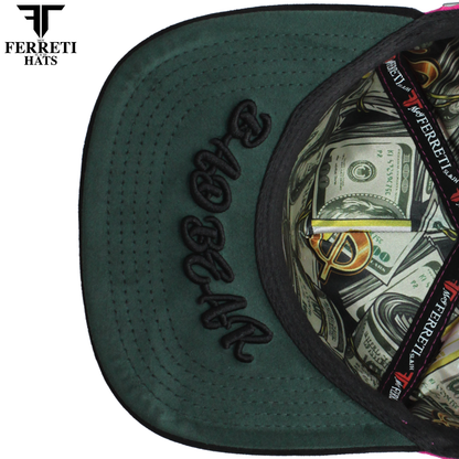 FERRETI HATS PREMIUM FT190 Bad Bear Baseball Cap For Men
