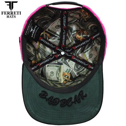 FERRETI HATS PREMIUM FT190 Bad Bear Baseball Cap For Men