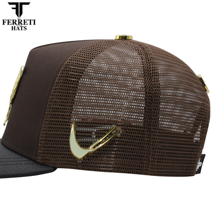 FERRETI HATS PREMIUM FT192 Mr Gallo Malla Cafe Baseball Cap For men