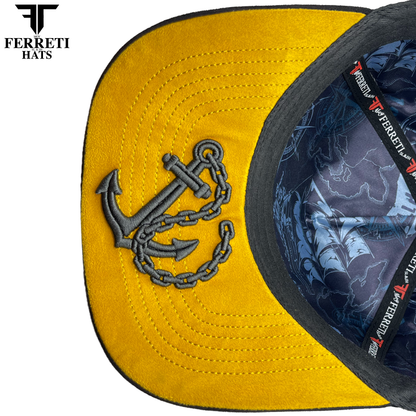 FERRETI HATS PREMIUM FT193 El Ancla Baseball Cap For Men
